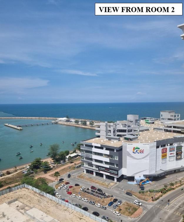 קואלה טרנגאנו Seaside Haven Homestay Seaview Unit With Pool Opposite Ktcc & Mayang Mall - Pangsapuri Ladang Tanjung מראה חיצוני תמונה