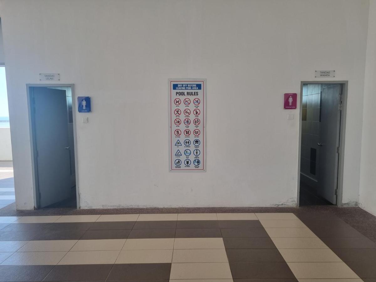 קואלה טרנגאנו Seaside Haven Homestay Seaview Unit With Pool Opposite Ktcc & Mayang Mall - Pangsapuri Ladang Tanjung מראה חיצוני תמונה